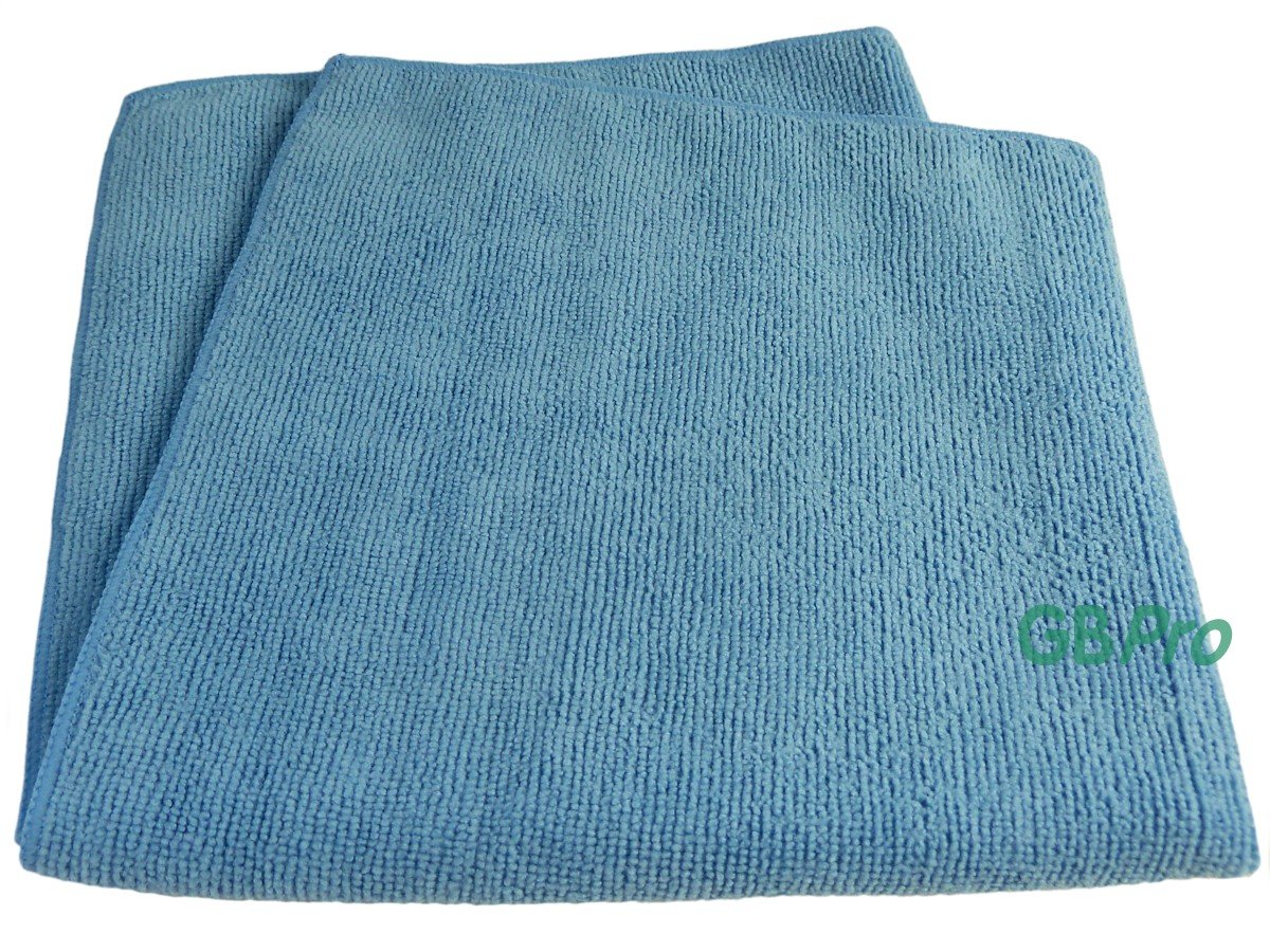 Gbpro Blue Eco Premium Microfibre Cloth - Cleaning Cloth/Tea Towel/All Purpose- (40 X 40Cm)