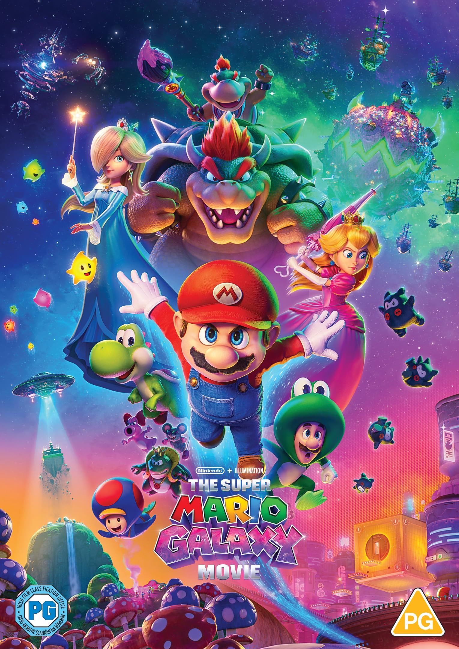 THE SUPER MARIO GALAXY MOVIE      BRAND NEW SEALED GENUINE UK DVD