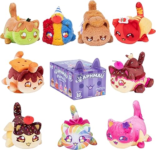 Miniatura 10 de Aphmau MeeMeow Mystery Plush de 6 pulgadas  Serie 5 canal de juegos de YouTube, caja ciega, 1 de 8 posibles MeeMeows bajo el mar, mercancía oficial