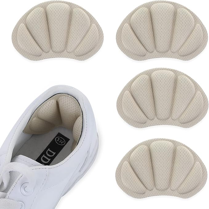 Molain 2 Pair Heel Grips Shoes Pads for Shoes Too Big Thick Heel