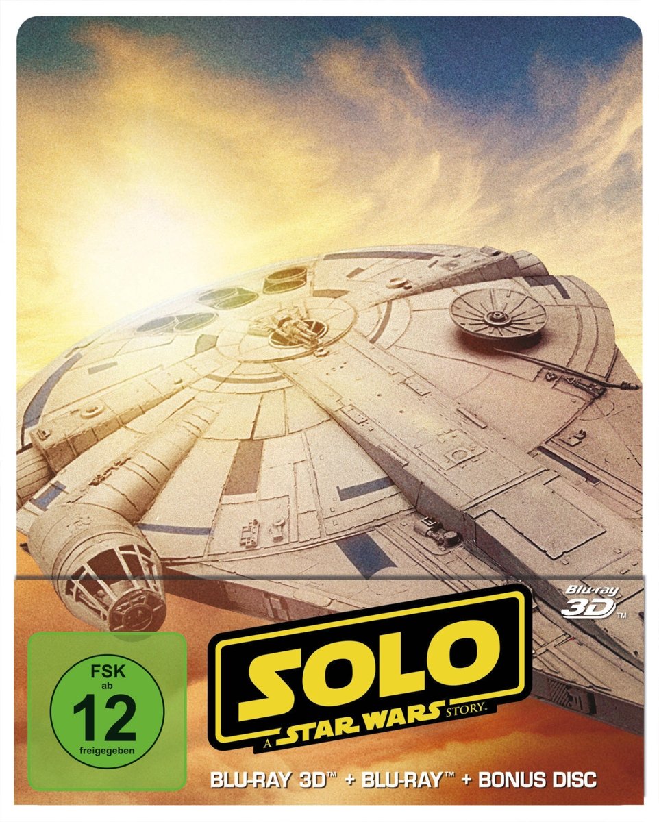 Solo - A Star Wars Story - Steelbook/Limited Edition (+ Blu-ray 2D / + Bonus-Blu-ray)