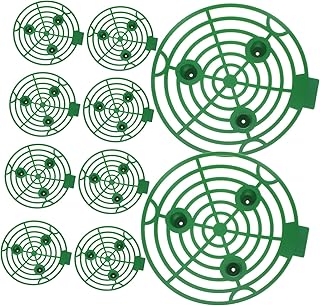 BCOATH 10 Peças Suporte De Morango Plantador De Morango Evitar Racks De Solo Suporte De Escalada De Plantas Em Vasos Suporte Bandeja De Vegetais Suportes De Morango Protetor De Plástico