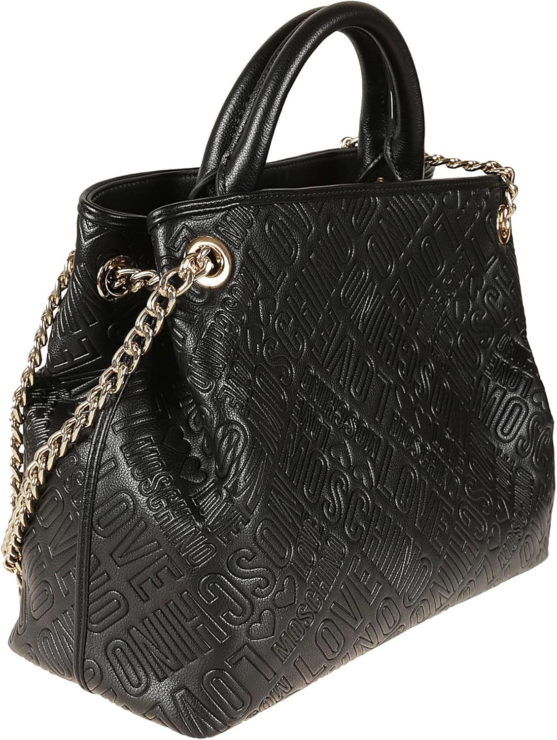 Love Moschino women tote bag black: Amazon.co.uk: Fashion 