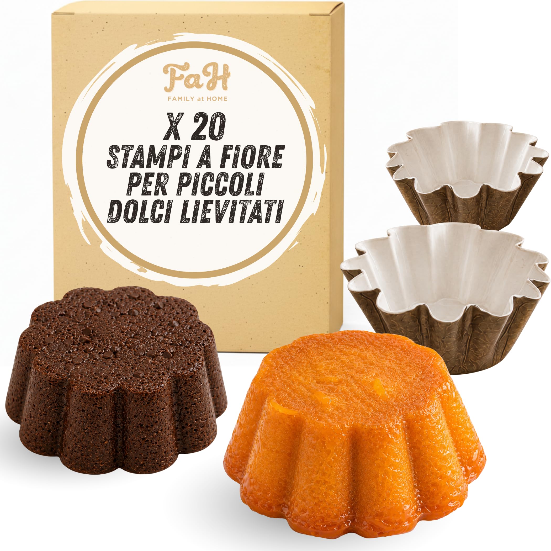 Moules pour tartelettes et cupcakes FAH pour réussir vos goûters et flans maison