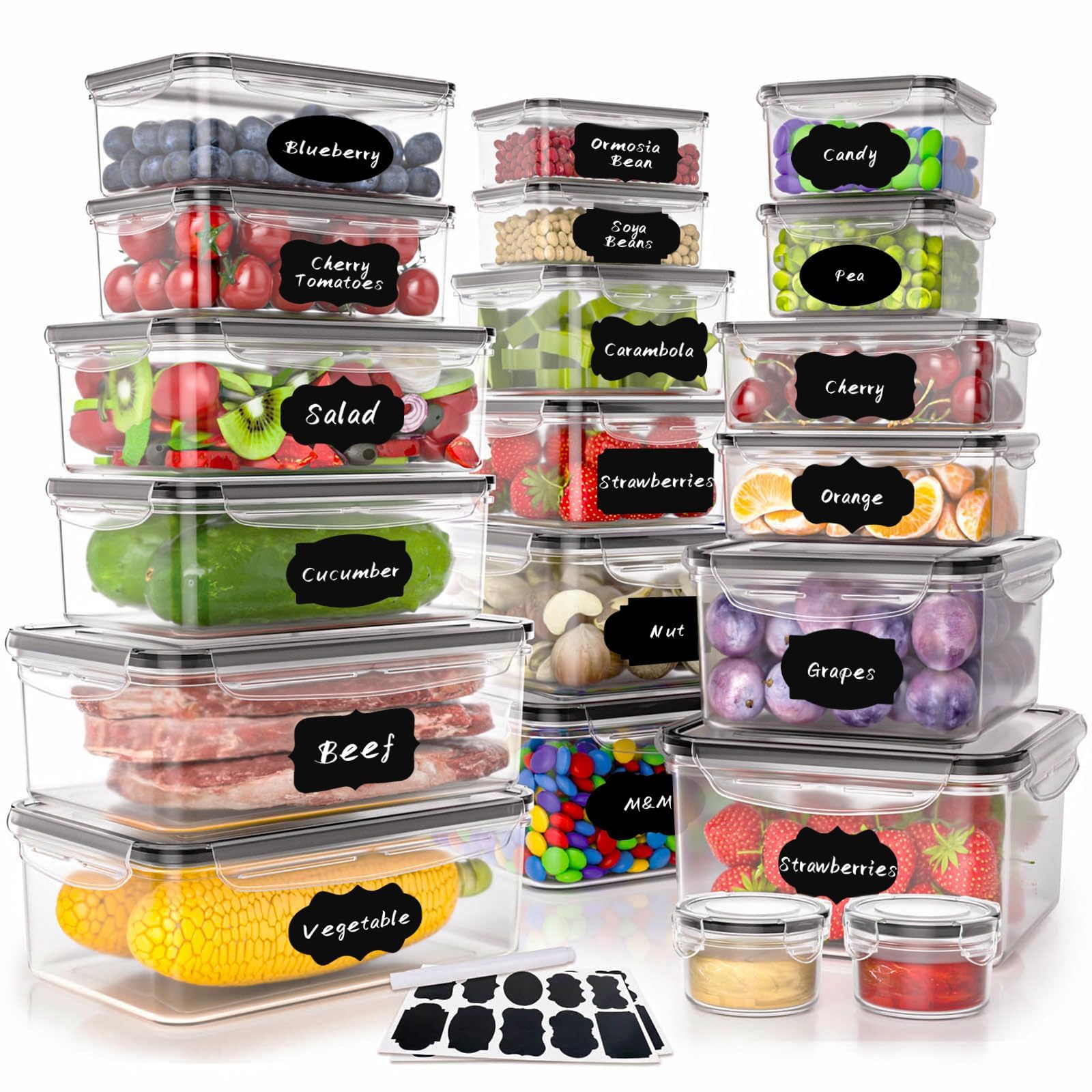 GEIKR 40 Pcs Plastic Set