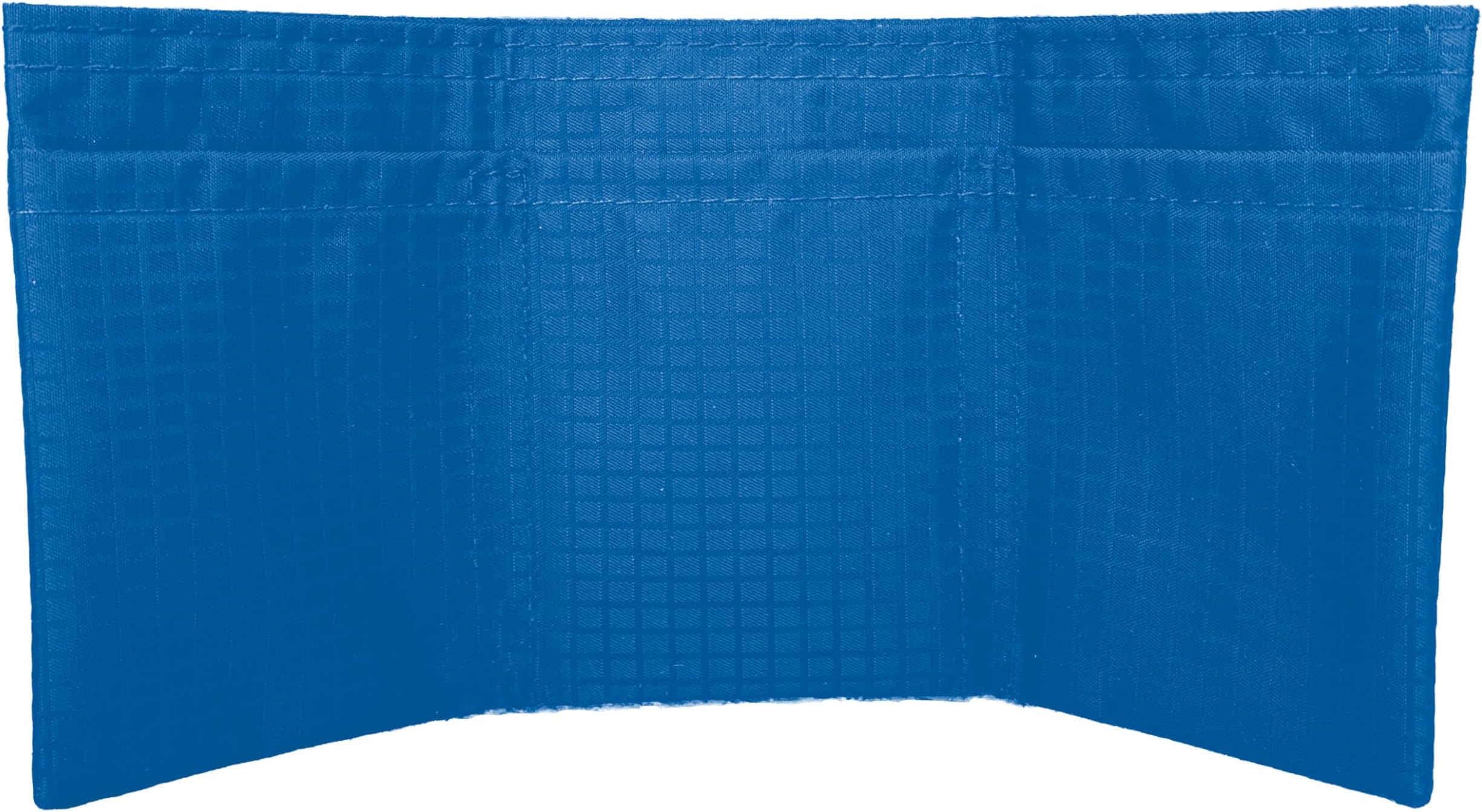 Ultralight Thin Slim Trifold Minimalist Wallet for Men & Women. Vegan. No Animal Products Used. Great For Front Pocket. Ultra-Compact Travel Partner (Blue)