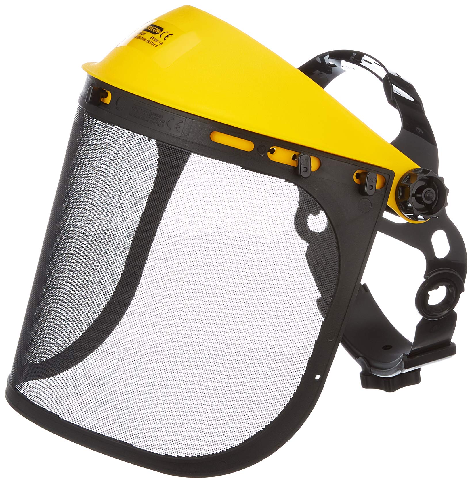 Oregon Q515064 - Mono protector y visera de malla de acero