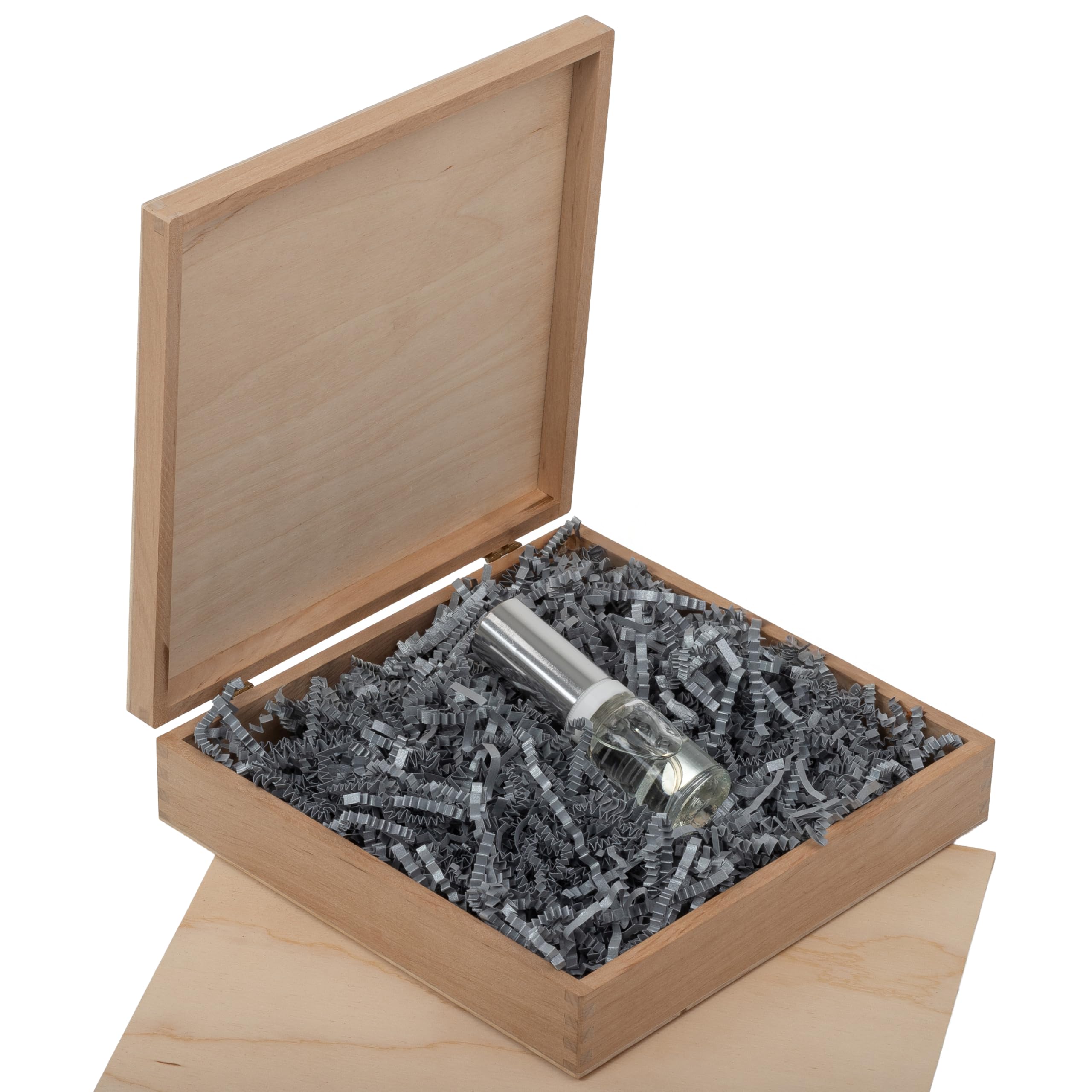 Relleno de papel metálico plateado de 1 kg – Material de embalaje biodegradable, ideal como relleno decorativo para cajas de regalo y cestas de regalo, así como como material de relleno para paquetes