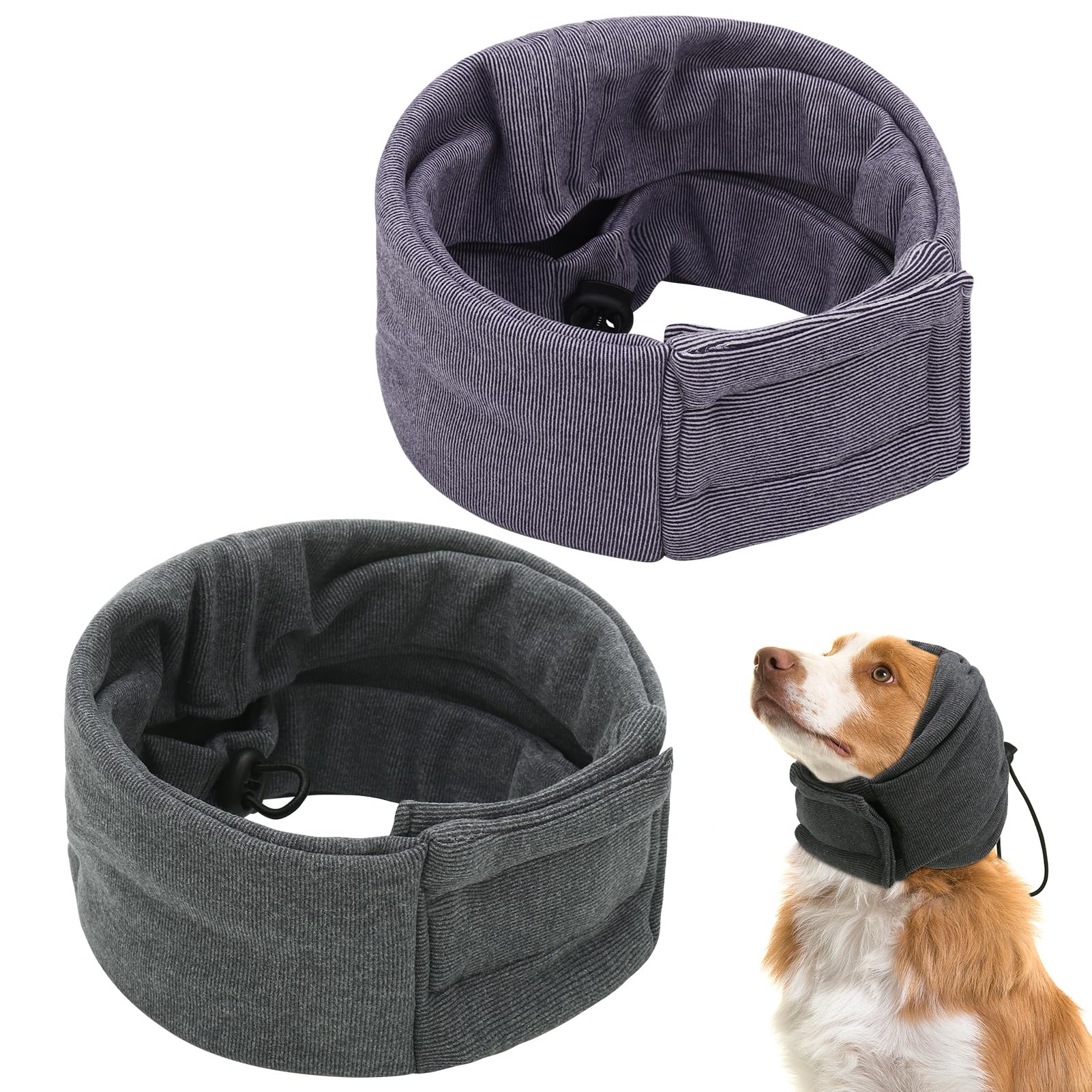 2 Pcs Dog Snood Ear Protectors