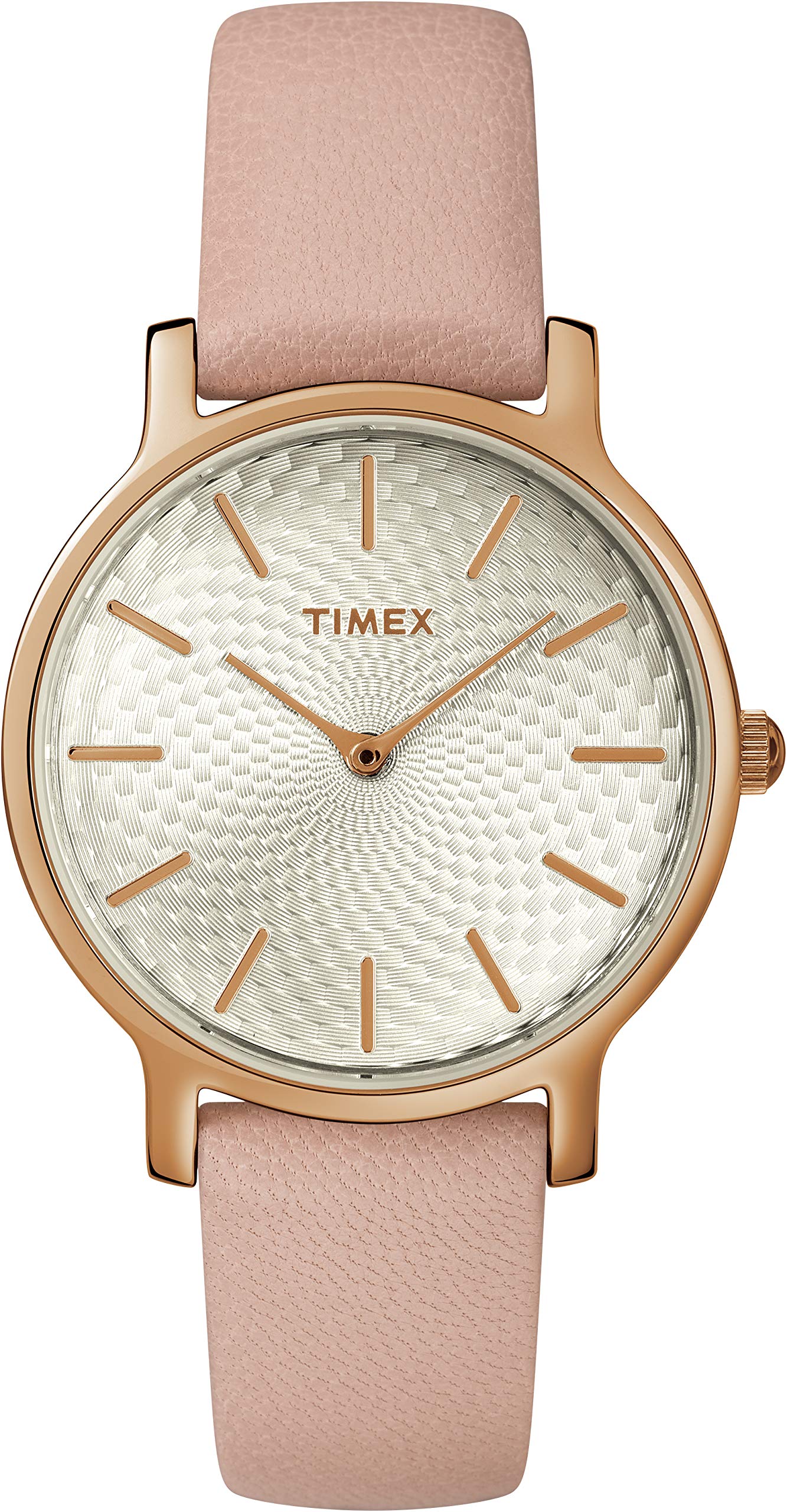 Timex Q Diver Inspiration Orologio Donna Al Quarzo - Quadrante Verde Malachite, Cinturino Acciaio Oro, 36mm