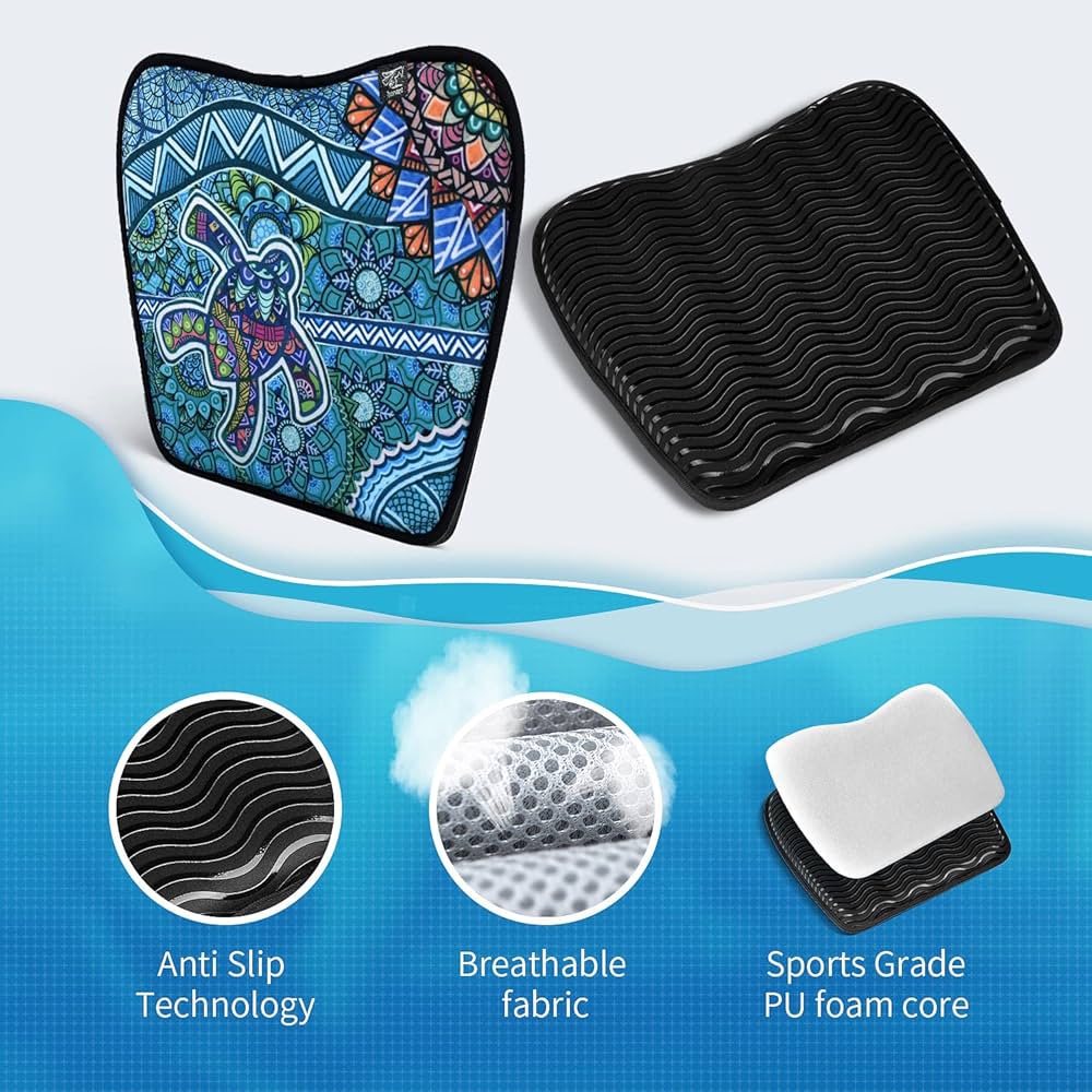 Hornet Watersports - Coussin Antidérapant Siège Aviron - Fibre De Carbone