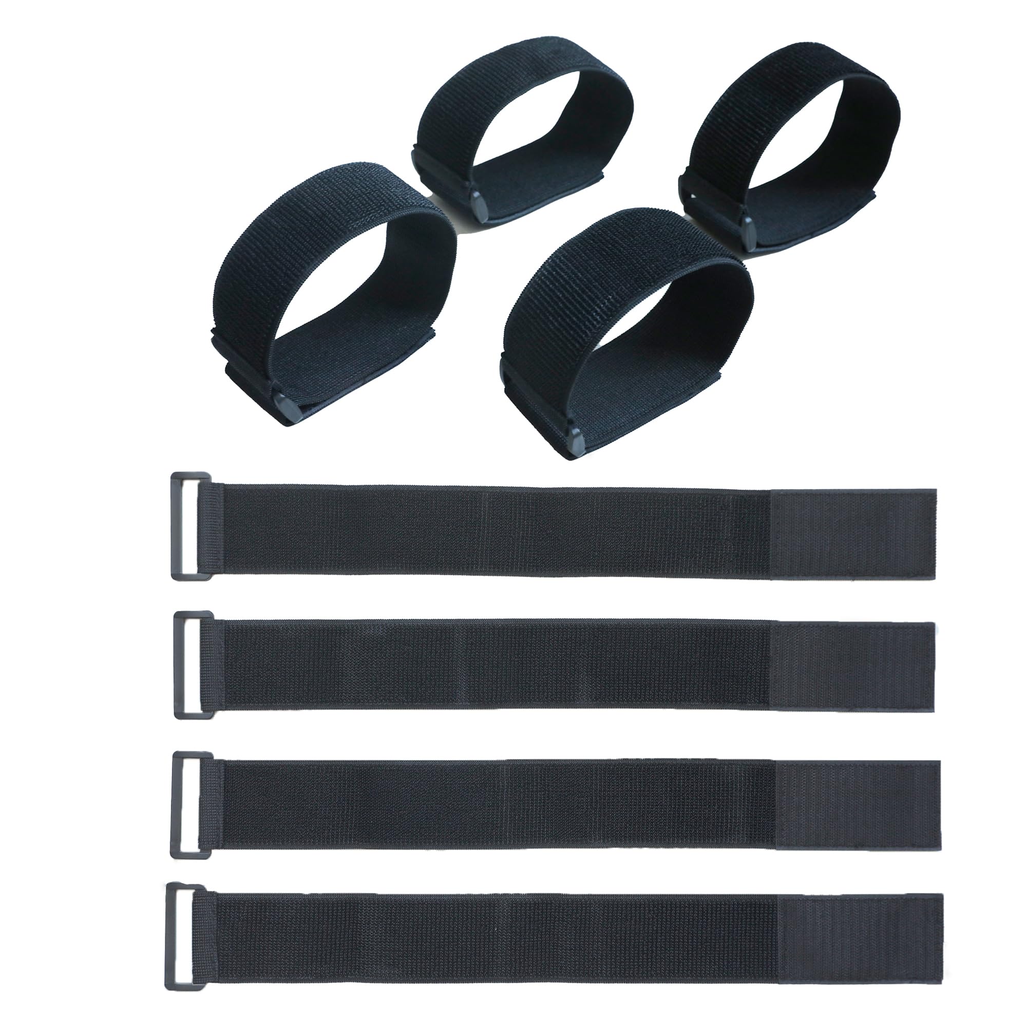 Leg Exerciser Traction Straps, Under Desk Elliptical Pedal Band for Seniors, Secure &amp; Stability for Electric Ellipse Equipment