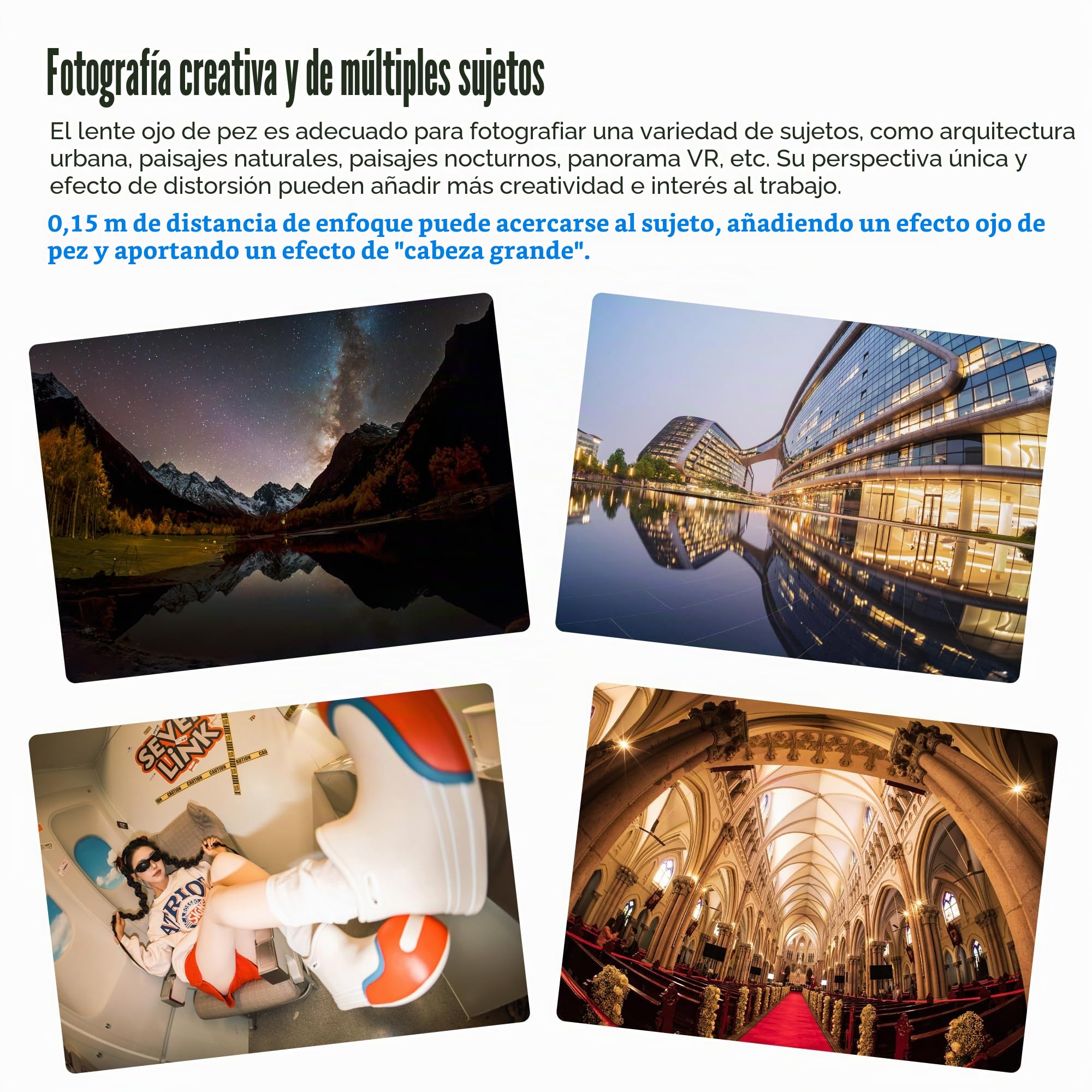 7artisans Lente ojo de pez ultra ancha MF de 10 mm F2.8 II, 185° para Canon RF Mount Mirrorless (EOS R/R3/RP/R5/R6)