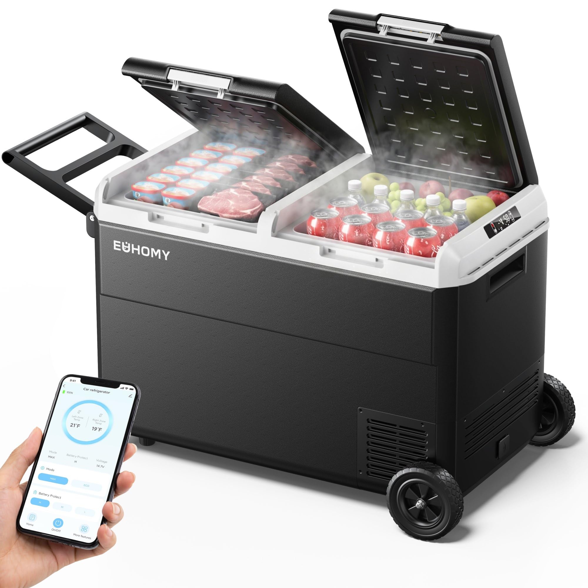 EUHOMY 100QT Dual Zone Electric Cooler