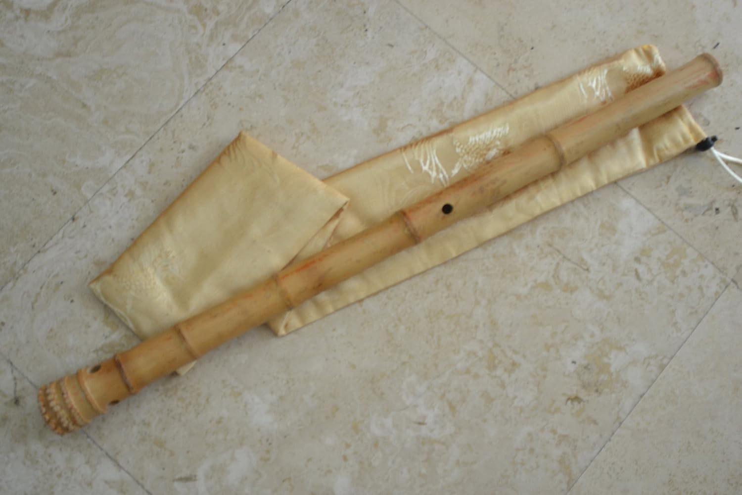 8 Hole Shakuhachi Dongxiao Bamboo Flute G Key Zen Instrument Natural shakuhachi style mouthpiece