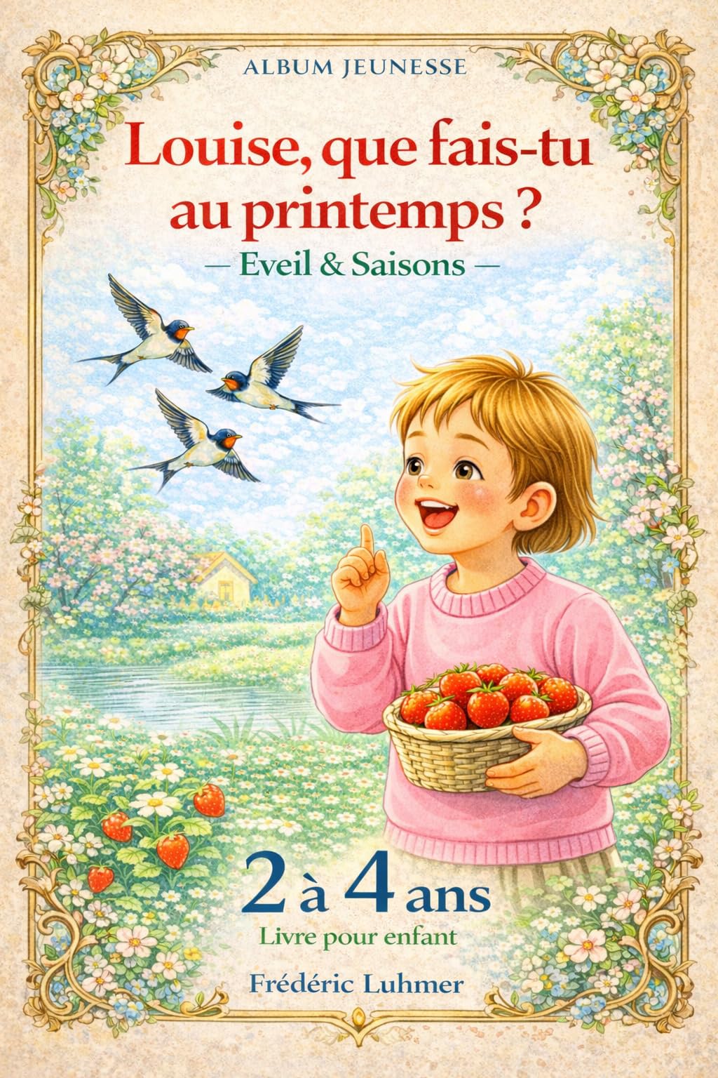 Livre pour enfant de 2 3 4 ans - Eveil et saisons Album jeunesse - Louise que fais-tu au printemps ? (Livre pour enfant de 2 3 4 5 6 ans - Je découvre en maternelle ou à la crèche)
