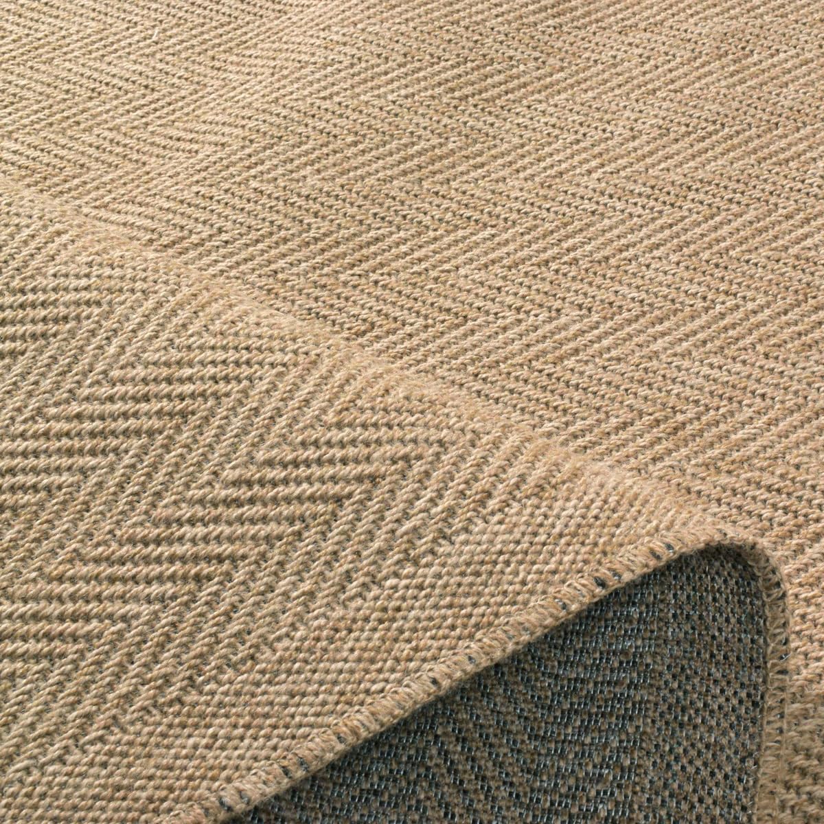 Atout Ciel Tapis Intérieur Extérieur Effet jonc de mer, 160 X 230cm, Beige