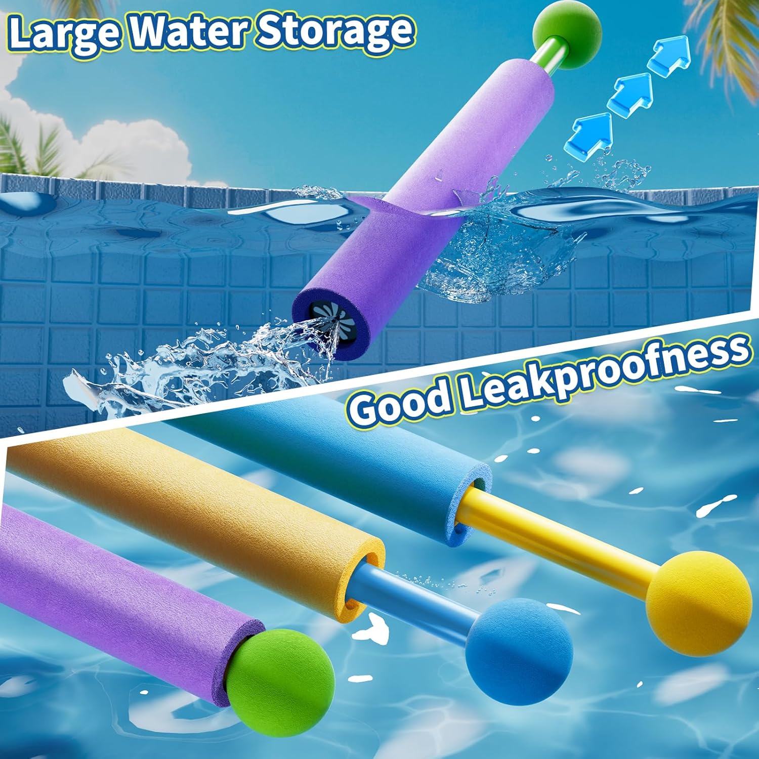 12 Pack Water Squirt Toys for Kids Age 3-4-5-8-12, Toddlers Squirter Toy, Swimming Pool Games Playset, Sensory Beach Outdoor Activity, Water Spraying for Boys Girls Birthday Gifts 3 4 5 6 7 8