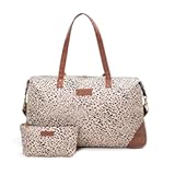 Luna Women&apos;s Weekender Bag and Travel Duffel&comma; Large 37 Liter Capacity