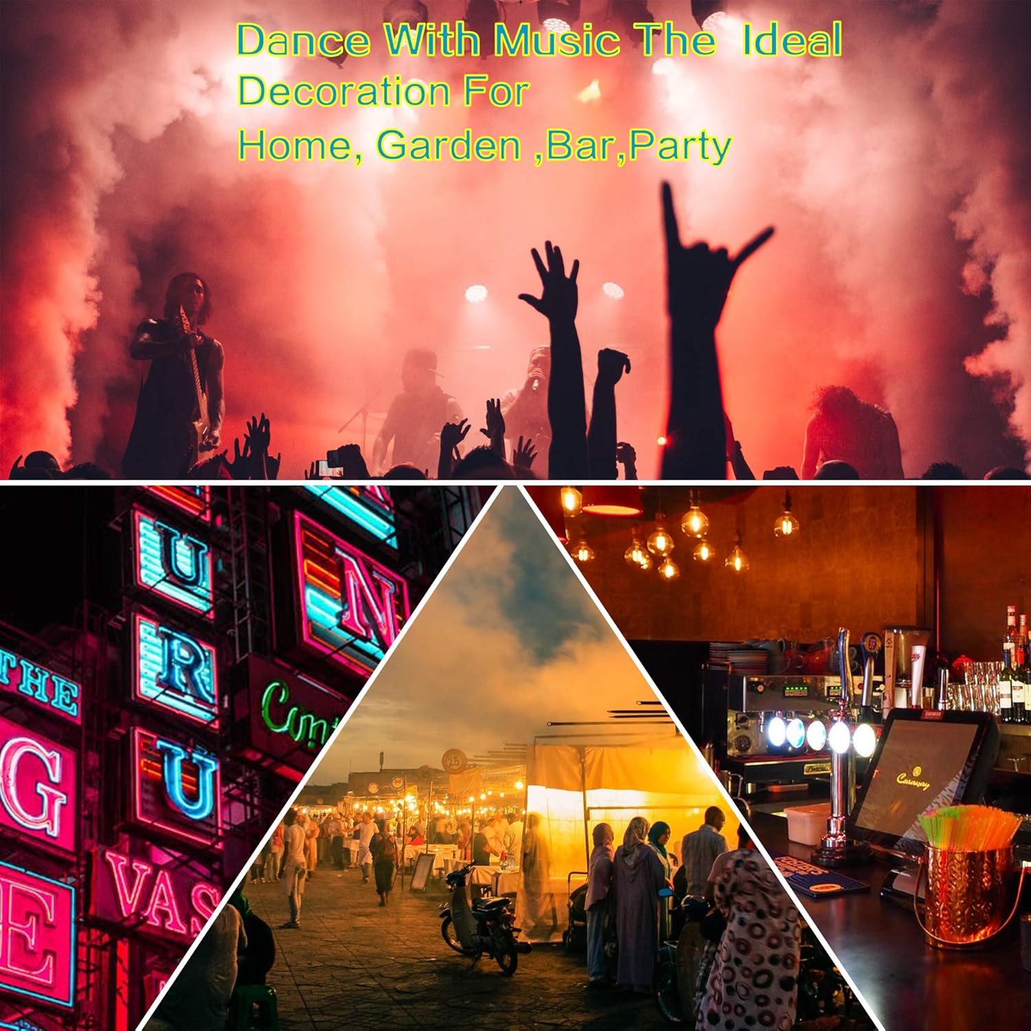 Exclusive Discount 90% Price 133ft/40m High Quality 5050 RGB LED Strip Lights, Bluetooth led stip Light, Controlled via Smart app Controlled, Sync with Music, Ideal Decoration for Home, Garden, bar and Party (133ft)