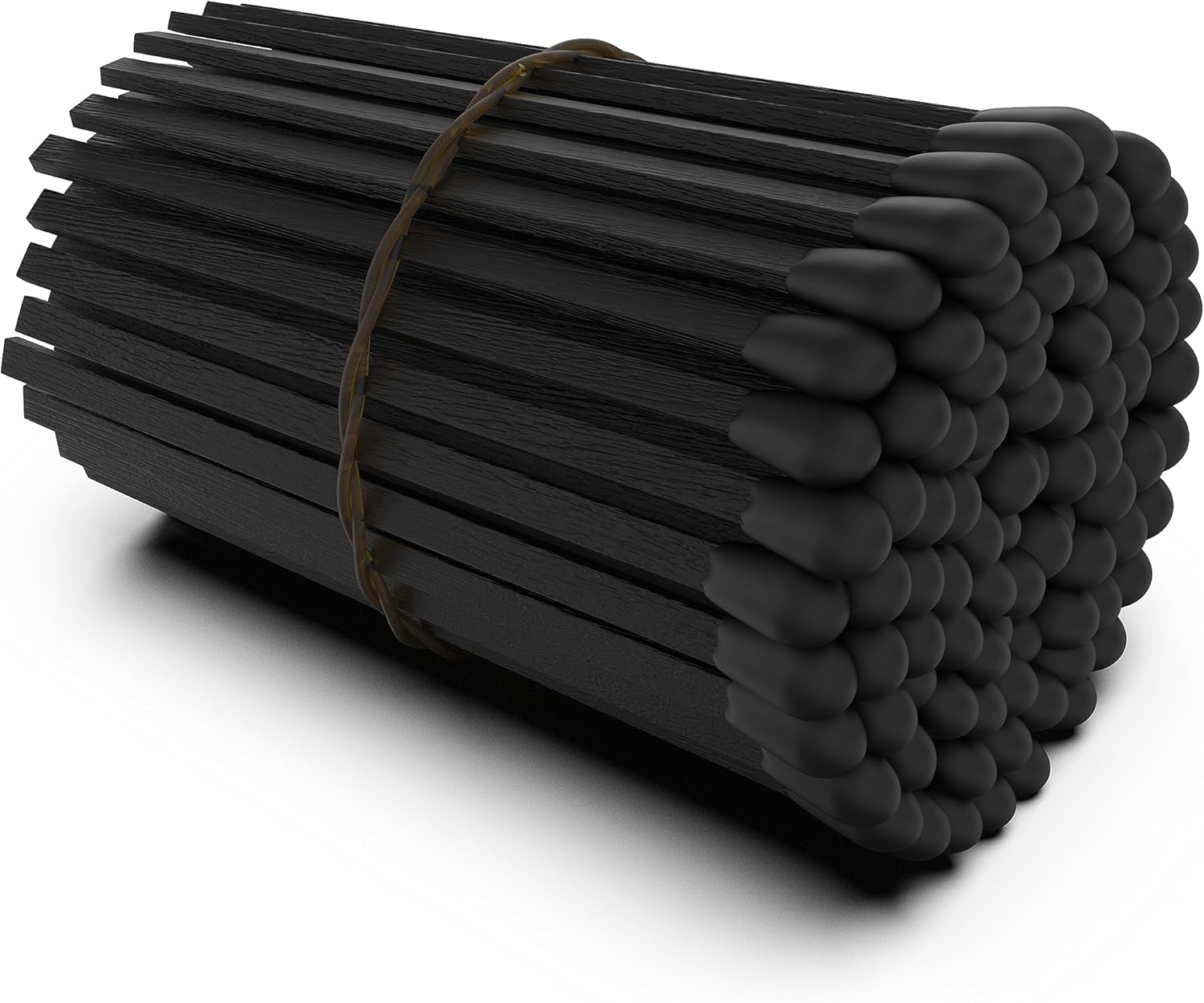 ZIKANI Black Stick Black Tip Matches 4 Inch Match Refill