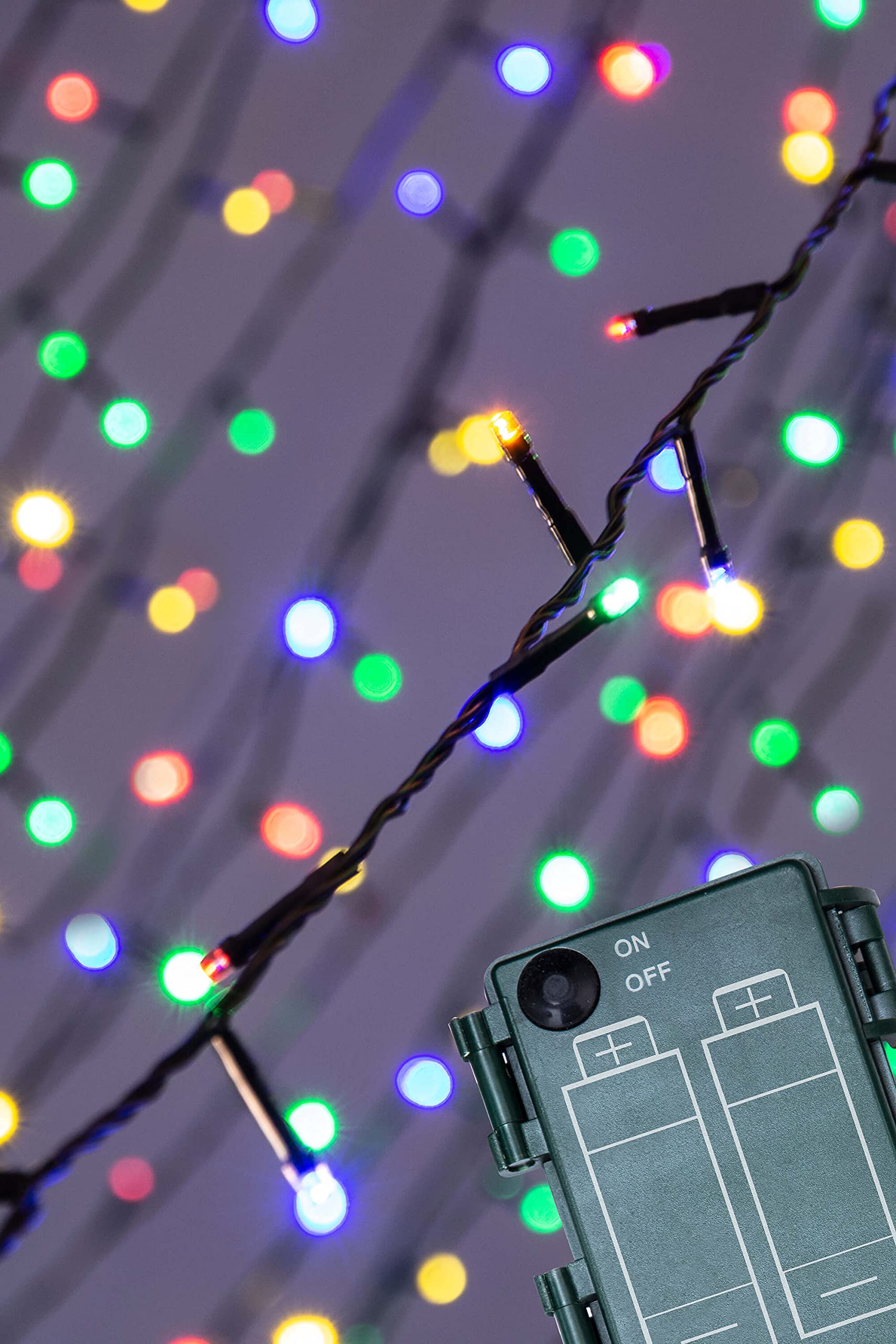 Christmas Tree World Multicolour/200 Leds | Battery-Powered 200 Led Multifunction Lights |