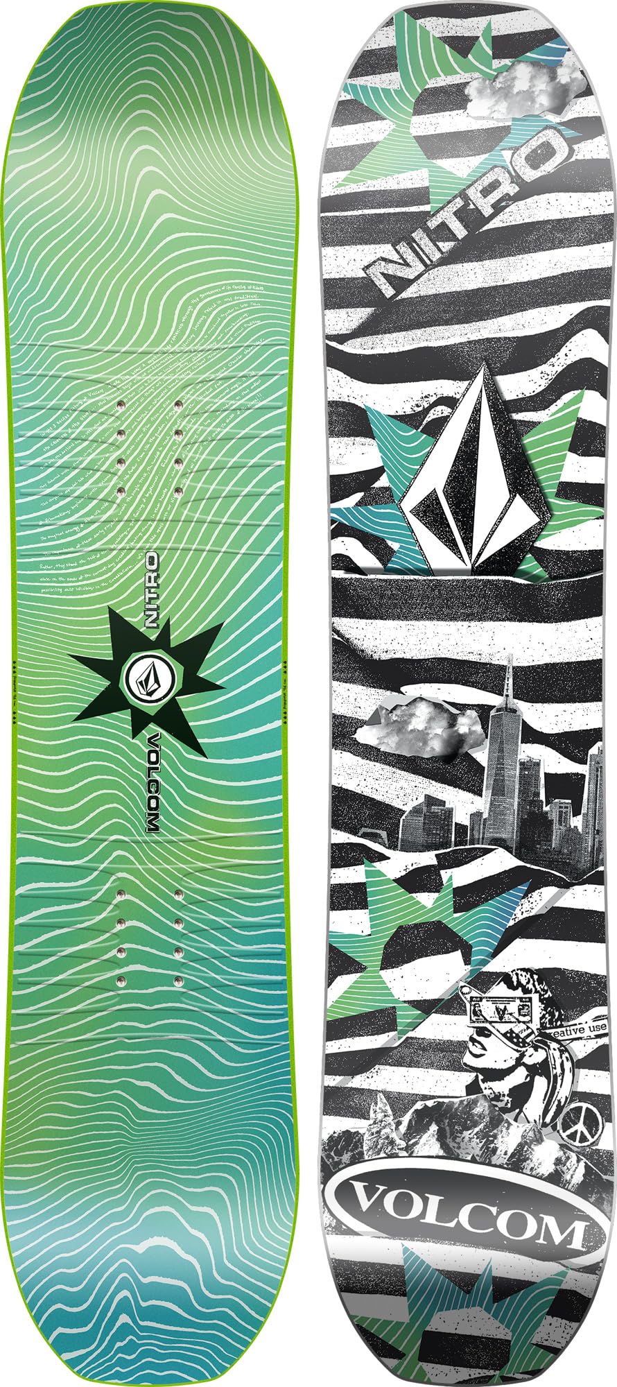 Nitro Ripper Kids X Volcom Youth Snowboard,96cm