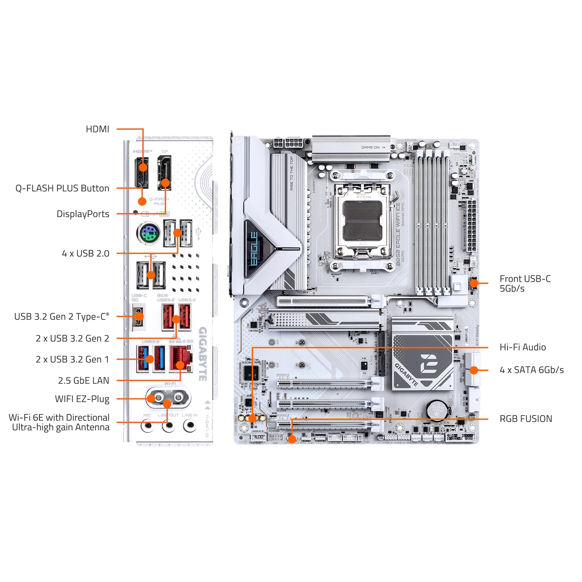Amazon | B850 Eagle WIFI7 ICE。 | GIGABYTE | マザーボード 通販