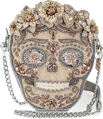 Mary Frances Shining Skull Crossbody Handbag