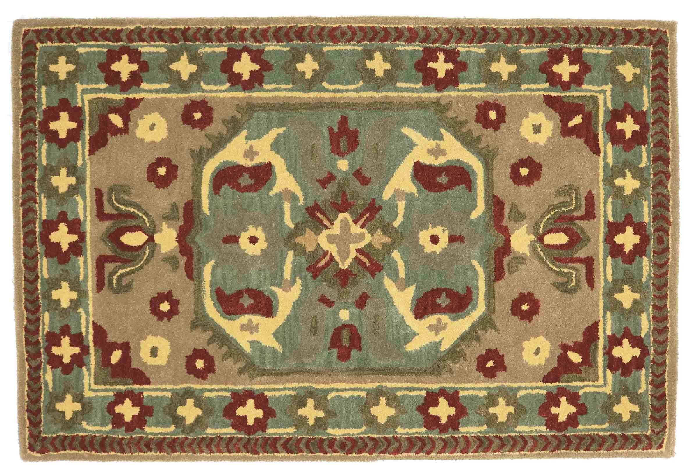 Tapis en laine Heriz fait main 120 x 180 cm pour créer un havre de paix