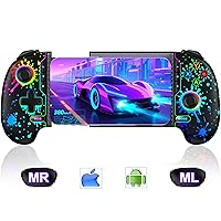 Vista 9 de Wireless Mobile Game Controller for iPhone & Android – Hall Effect Joystick & Triggers, Programmable Back Buttons, Phone Case Support, Compatible