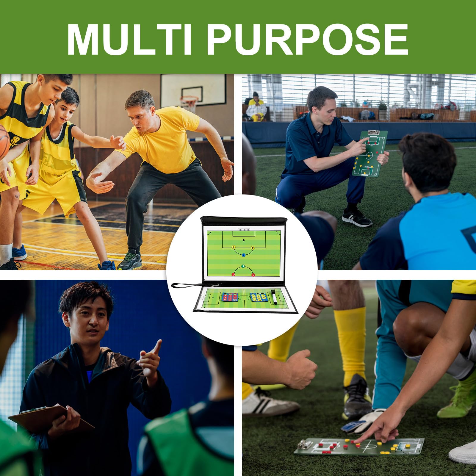 Tablero para Entrenamiento Fútbol de Hierro Verde