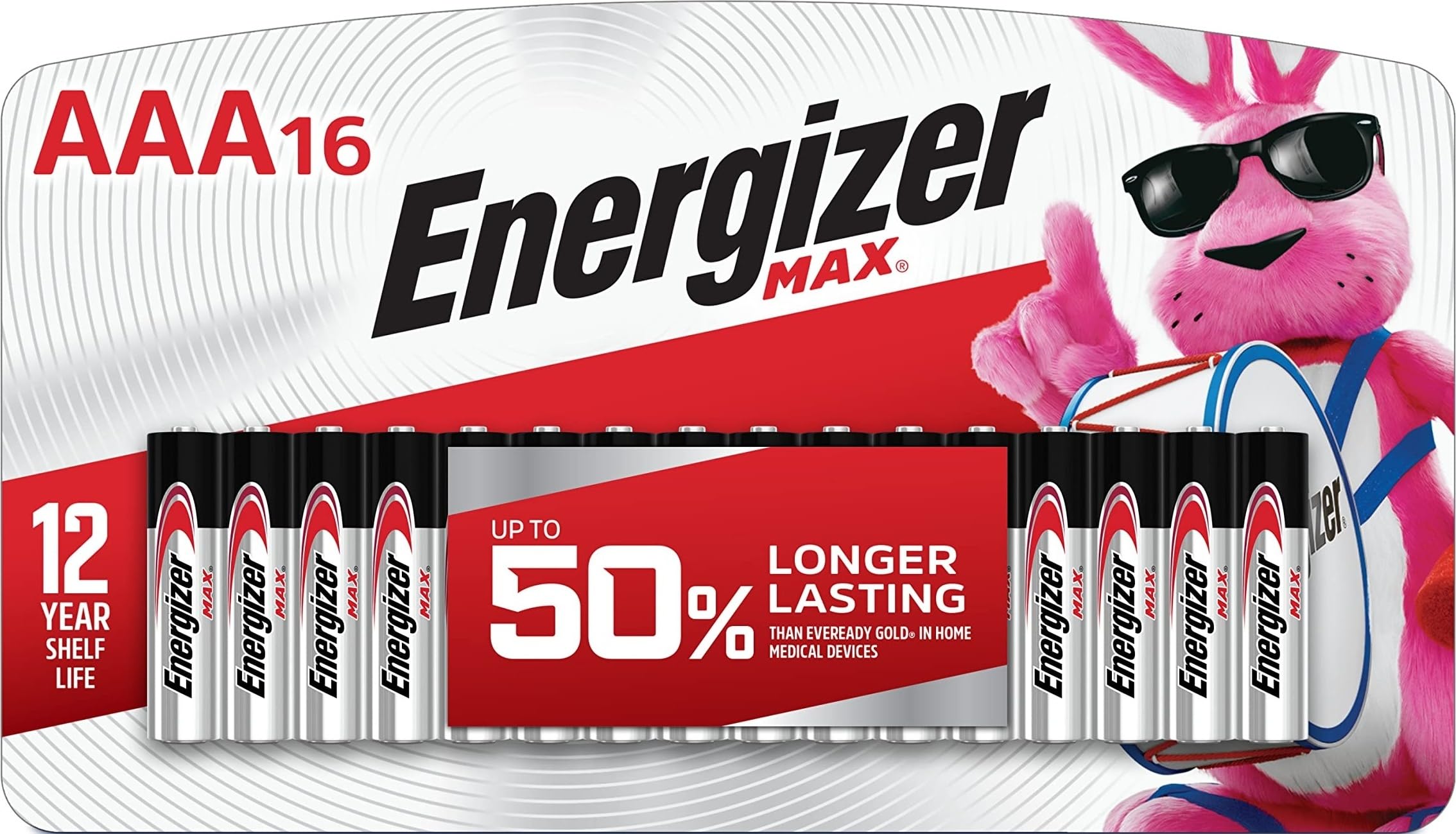 Energizer MAX AAA Batteries 16 Pack
