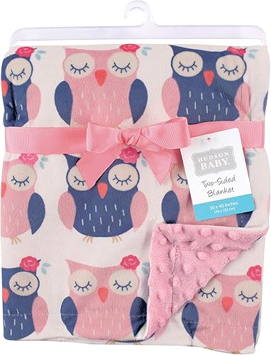 Miniatura 2 de Hudson Baby - Manta unisex.de felpa para bebé, talla única , Búhos