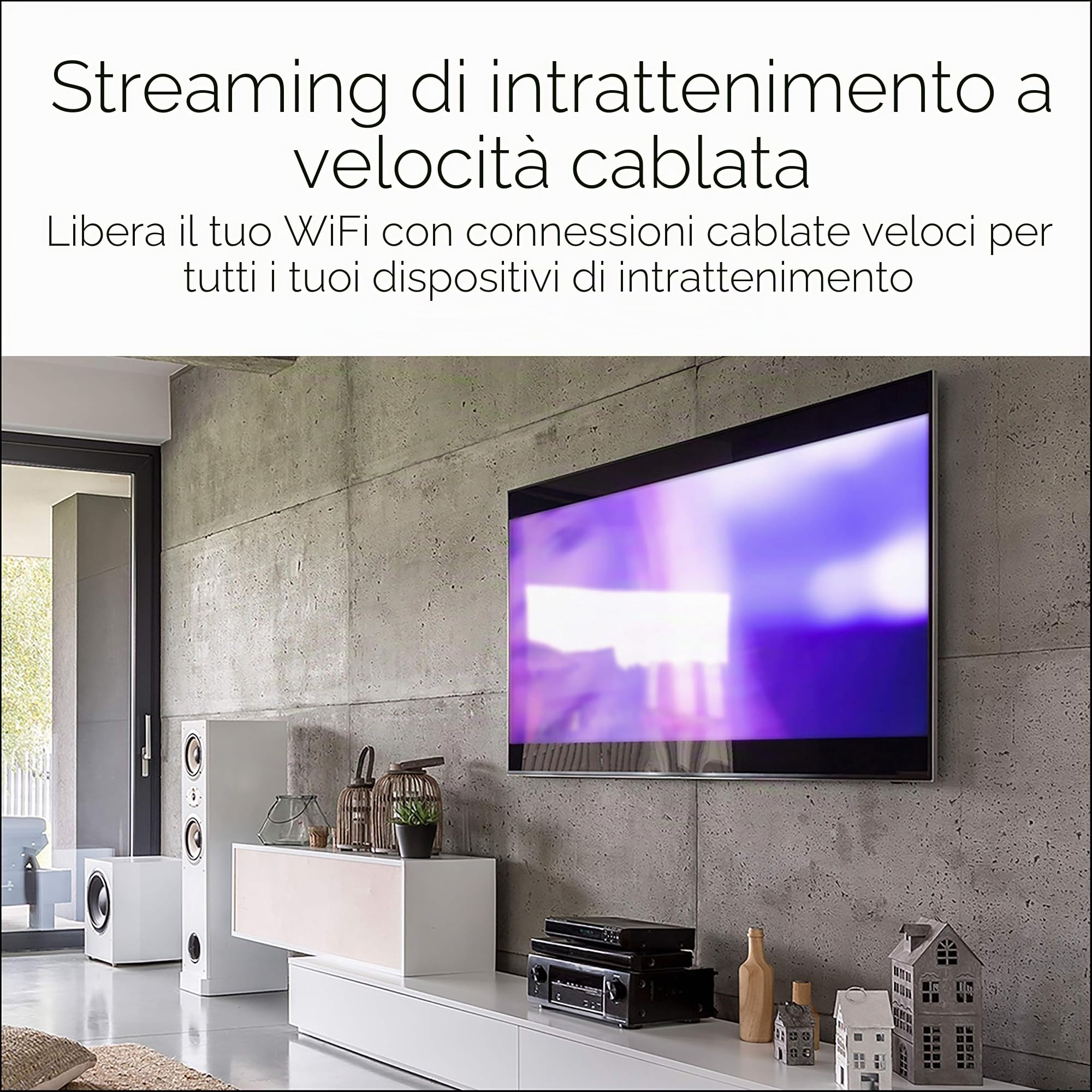 NETGEAR Switch non gestito Gigabit Ethernet a 8 porte (GS308) - Hub di rete domestica, splitter Ethernet per ufficio, plug-and-play, alloggiamento in metallo senza ventole, montaggio a parete o