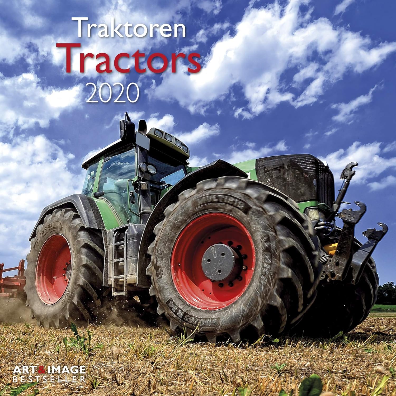 Tractors 2020 30 x 30 Grid Calendar (English, German, French, Italian