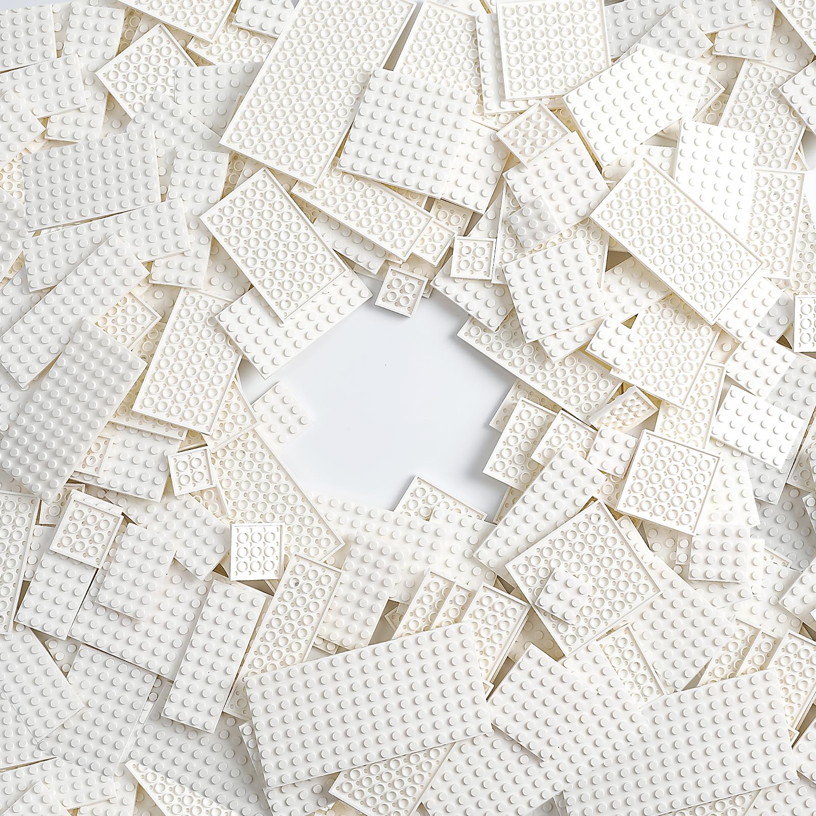 Photo 1 of 150PCS Small Baseplates,Classic Flat Pieces Compatible with All Brand,White