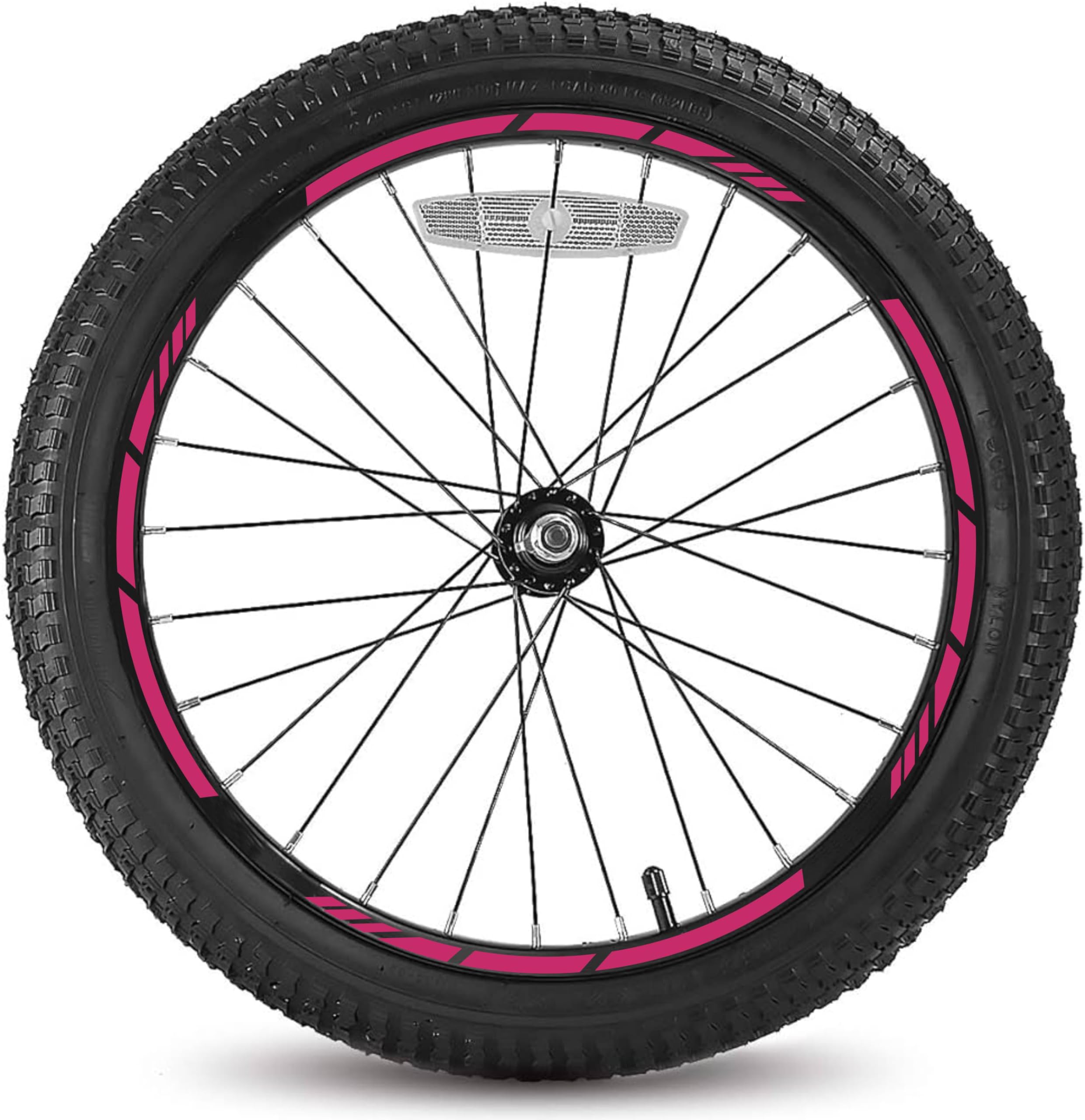 Adesivi Per Cerchi Fat Bike - Kit Completo Per Ruote 20-26-29 Pollici, Colore Arancio Fluo, PVC Opaco Resistente - Foto 12