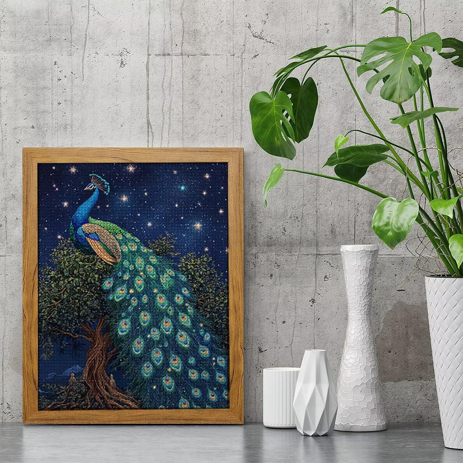 5D diamentowe malowanie paw gwiazd, dorośli DIY diamentowe malowanie, DIY diamentowa sztuka diamentowa dzieci, zestaw haftu krzyżykowego dżetów, wystrój domu i ściany, kreatywny prezent 70 x 90 cm w