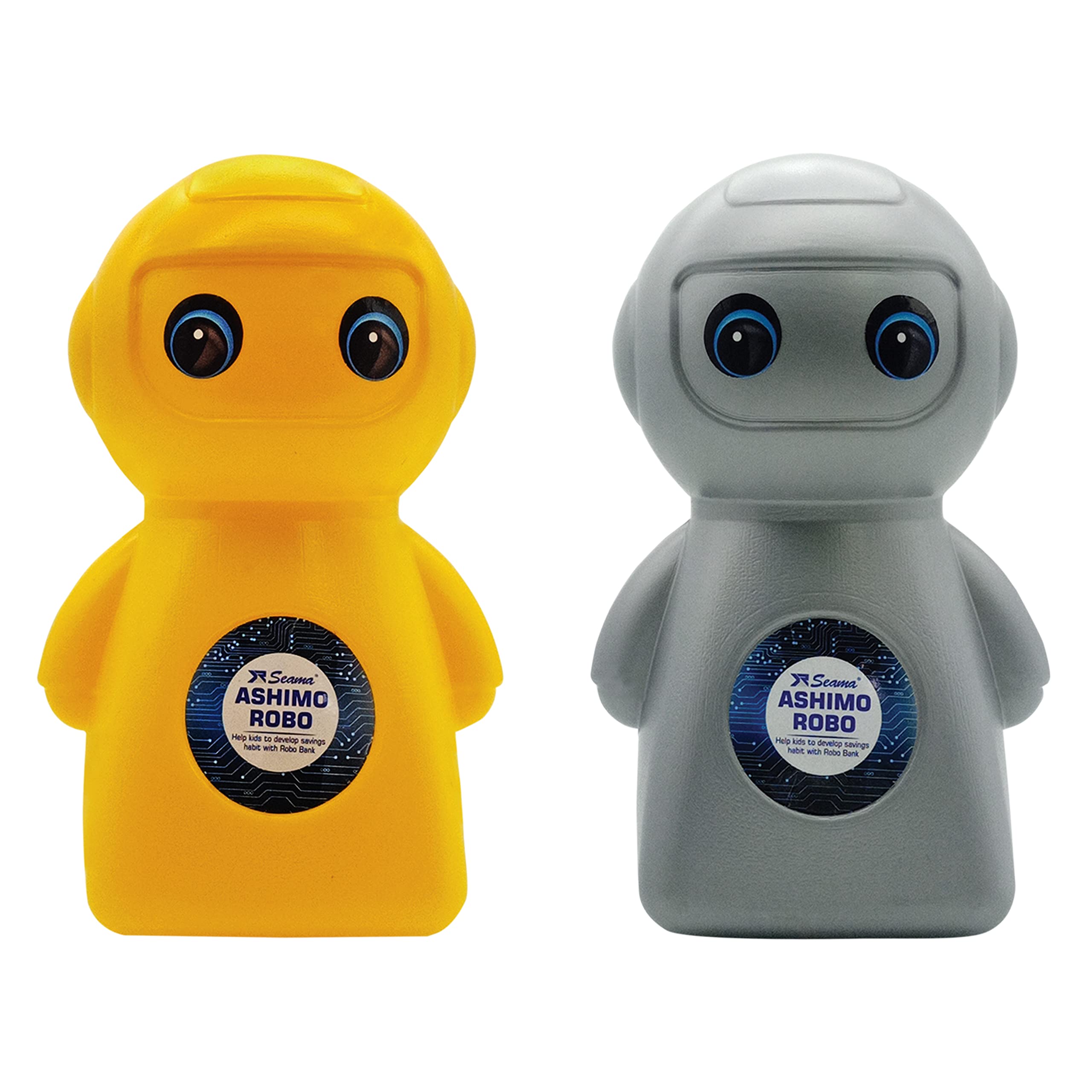 Kids Piggy Bank Robot Design | Coin Storage Saving Box | Plastic Money Bank for Children | Birthday Return Gift Toy for Boys Girls Toddlers