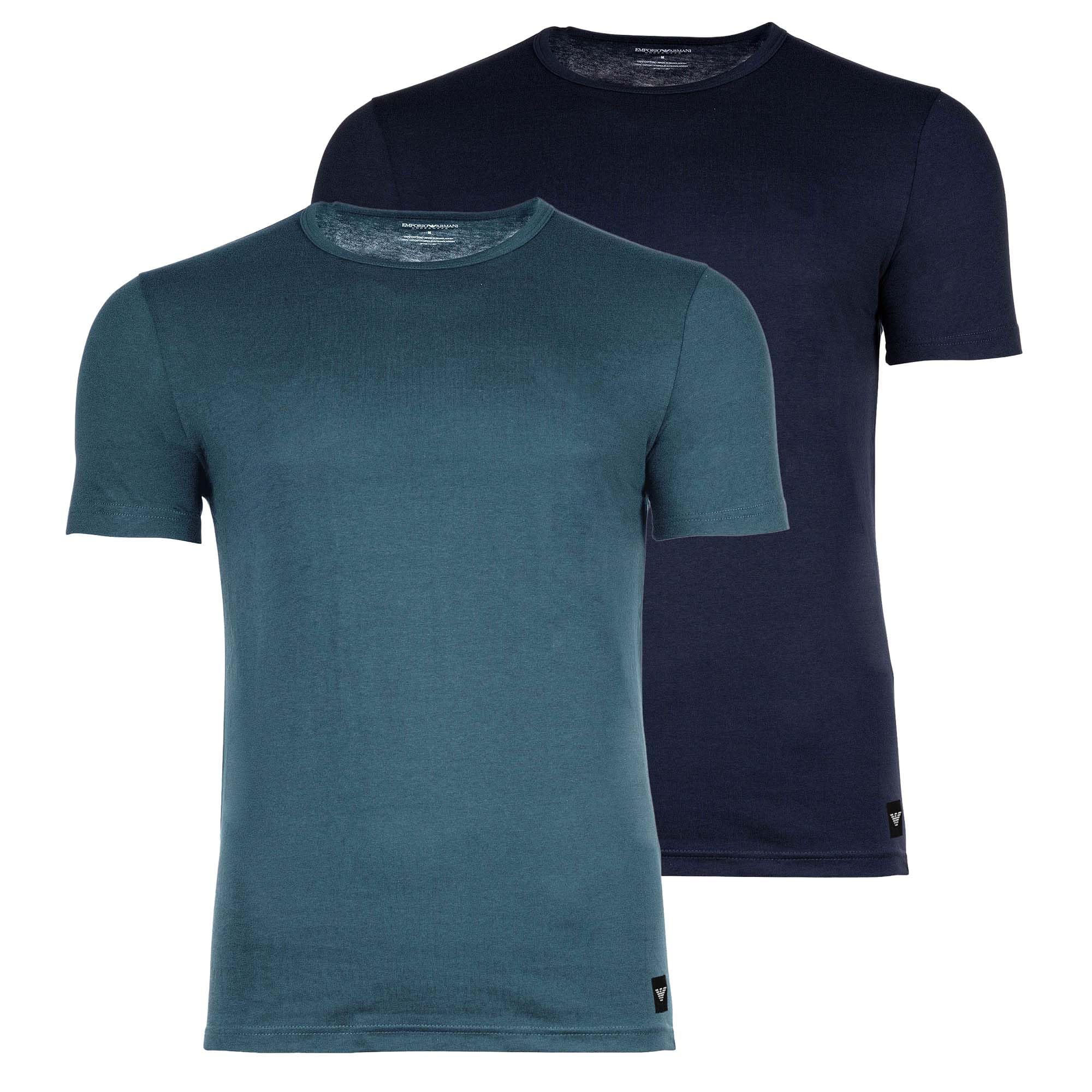 Emporio Armani 2-Pack Crew Neck T-Shirt T-Shirt Uomo (Pacco da 2)