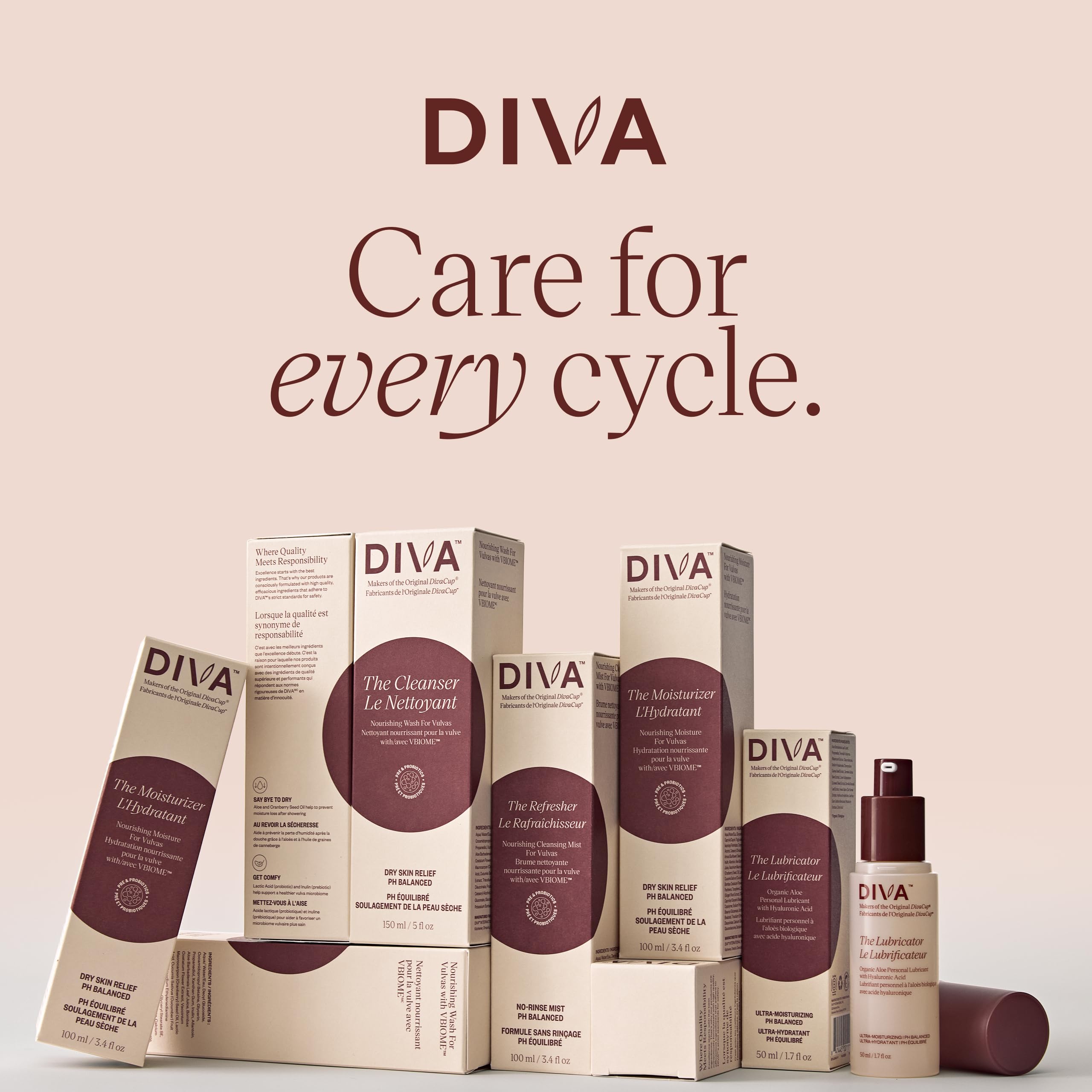 DIVA Moisturizer - Gentle & Luxe Texture - Fragrance-Free & Plant-Based Formula to Instantly Prevent Itchiness - Helps Support Moisture Barrier & Healthier Microbiome - 100 mL