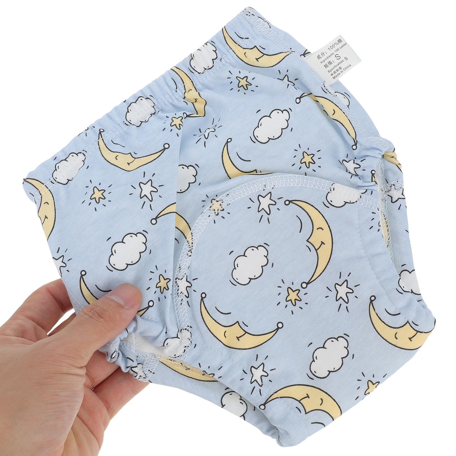 COLLBATH Pantalones de Entrenamiento para Ir al Baño para Bebés, 6 Piezas de Algodón Transpirable Protección y Fácil de Poner, Ideales para Verano y Bebés Activos