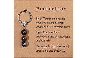 Black Tourmaline Keychain: A Mystical Talisman for Protection and Positivity