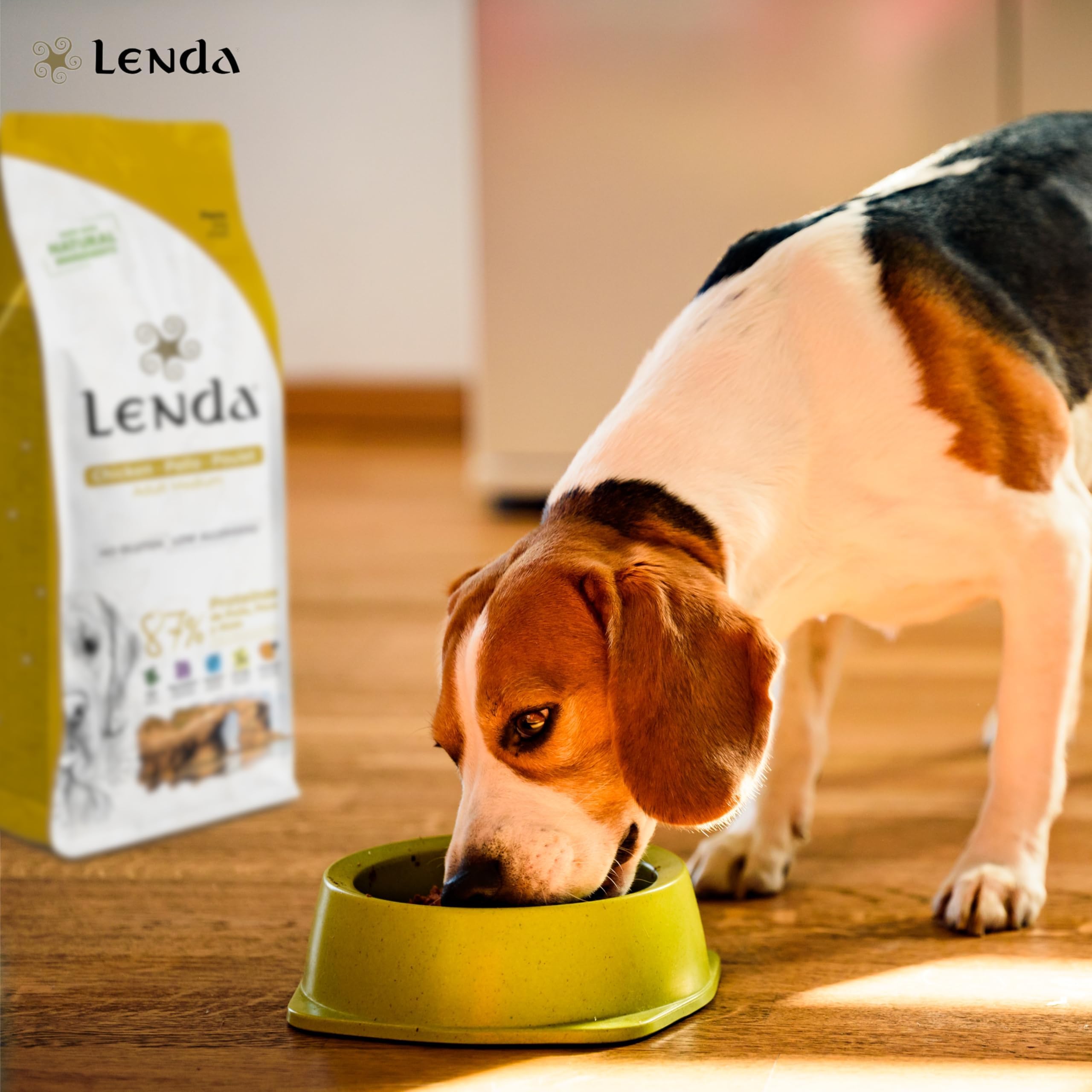 Lenda Chicken 12 Kg - Pienso para Perros Jóvenes y Adultos con Actividad Normal | Comida para Perros de Todas Las Razas| Pollo y Pavo | Natural