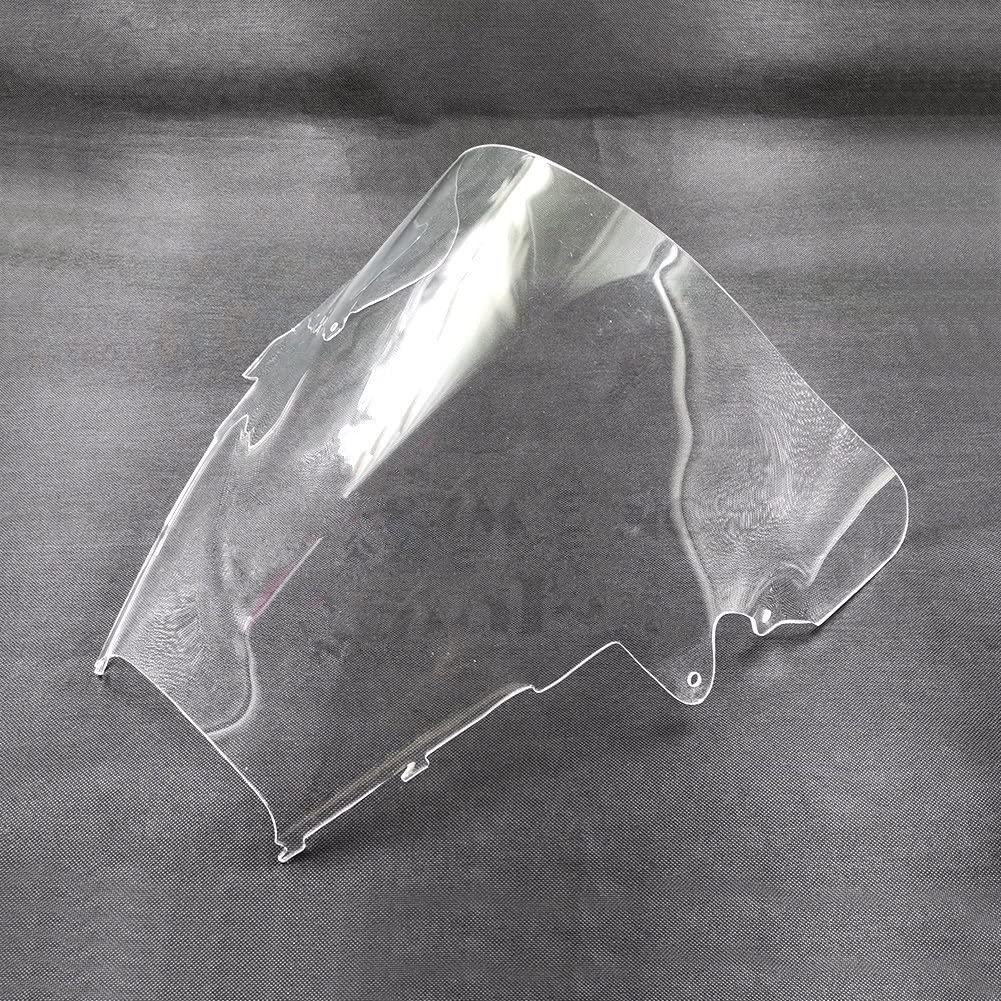 Prolunga Deflettore Per VFR800FI VFR800 Per VFR 800 Per FI VFR-800 1998-2001 Moto Di Plastica Deflettore Del Vento Parabrezza Parabrezza Nero E Trasparente Parabrezza (Colore : 1)