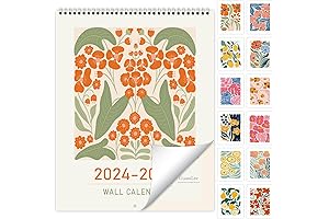 Guasslee Wall Calendar 2024-2025: Enhance Organization and Productivity