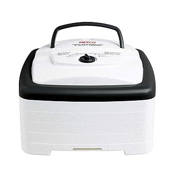 NESCO FD-80A, Square-Shaped Dehydrator, White Speckled, 700 watts