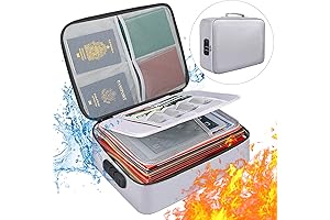 Fireproof Document Box: Protect Your Valuables from Flames and Water