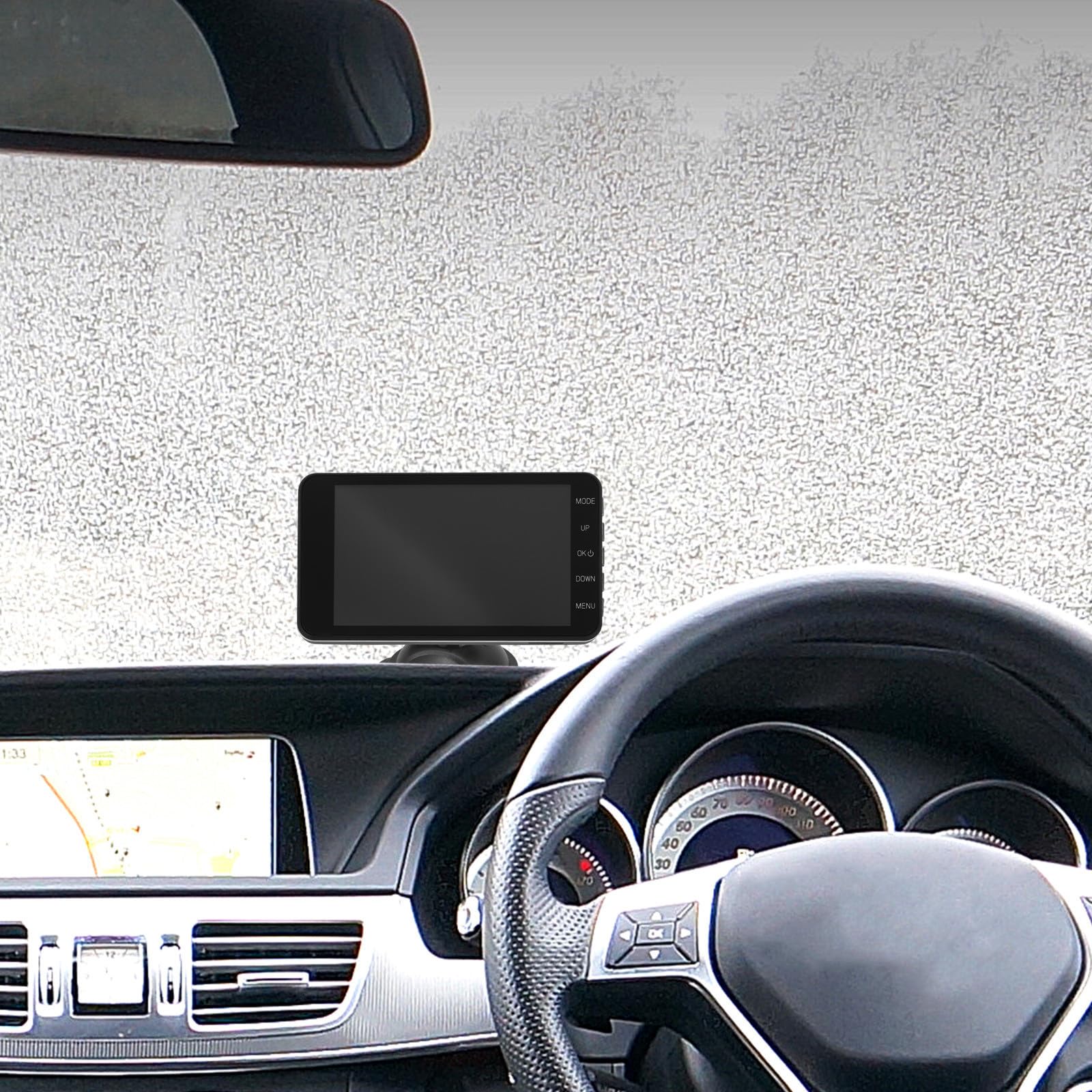 Videocamera Auto a Doppio Obiettivo 5mp Schermo HD 170° Nero